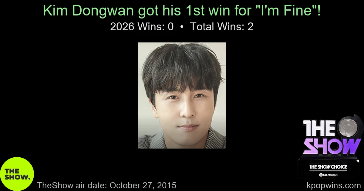 Kim Dongwan - I'm Fine